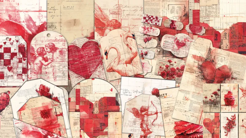 Free Valentins Day Junk Journaling Pack