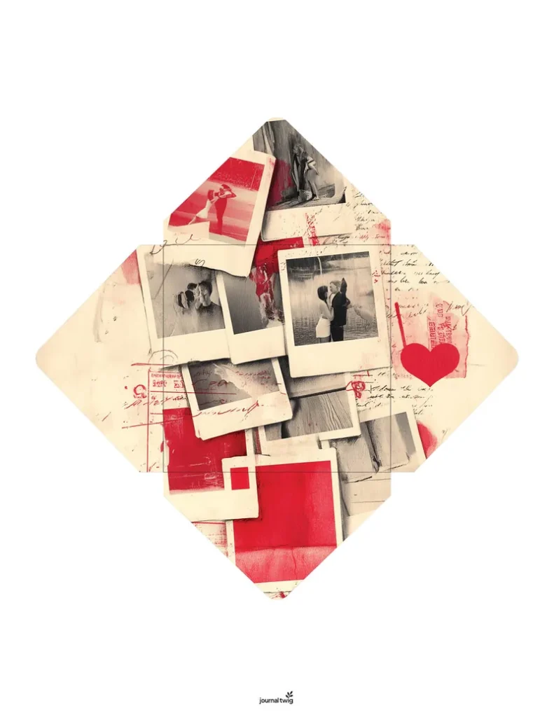 romantic journal envelopes