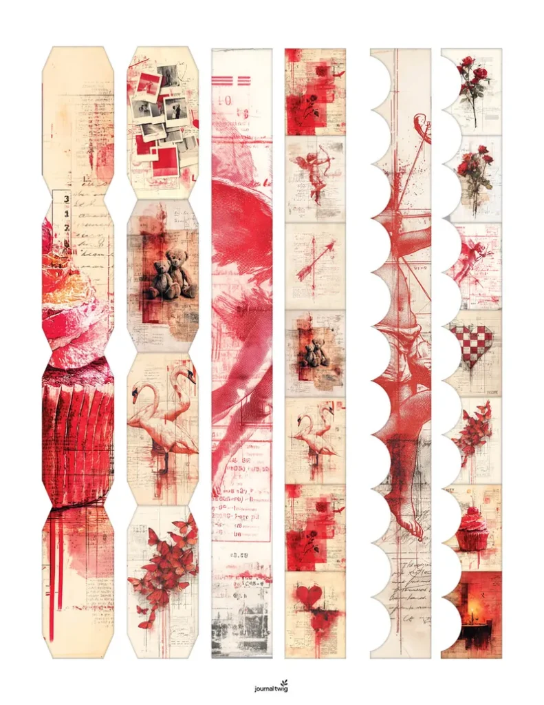 heart themed belly bands