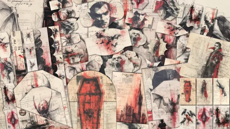 Vampire Scrapbooking and Junk Journaling Kit