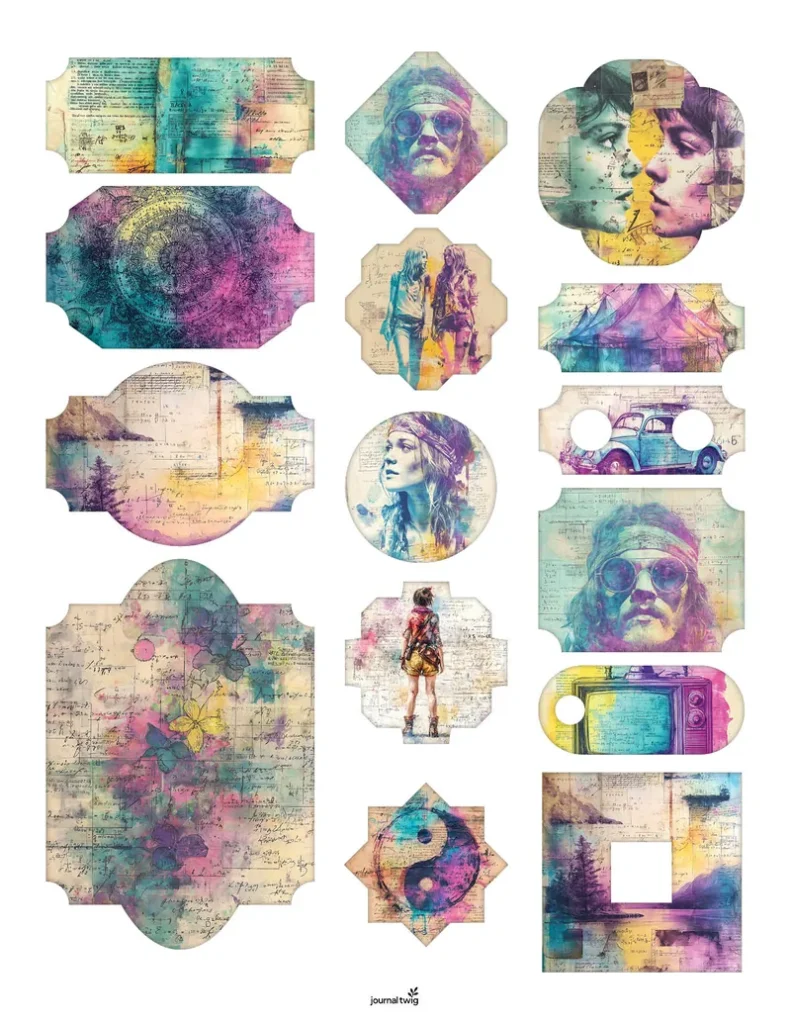 Hippie_Junk_Journal_Kit 5