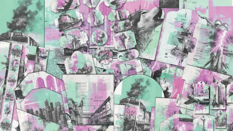 Punk Rock Posters Junk Journal Kit