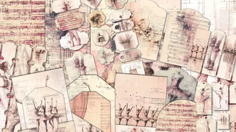 FREE Ballerina Junk Journal Kit