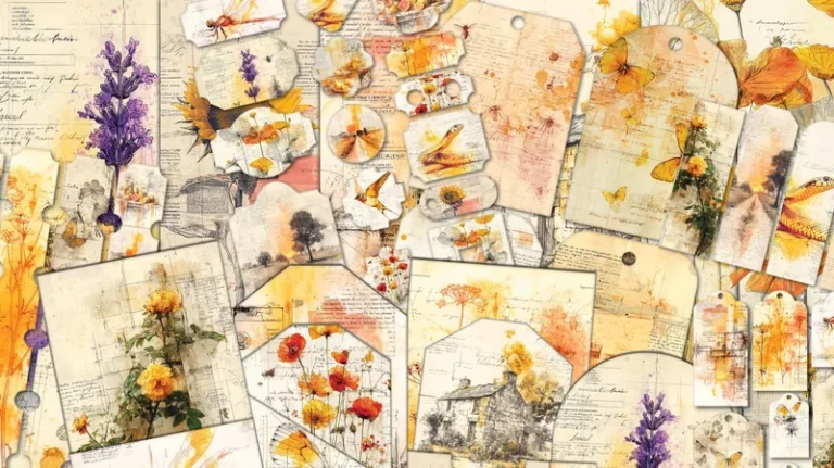 Summer Junk Journal Kit and Art Journal
